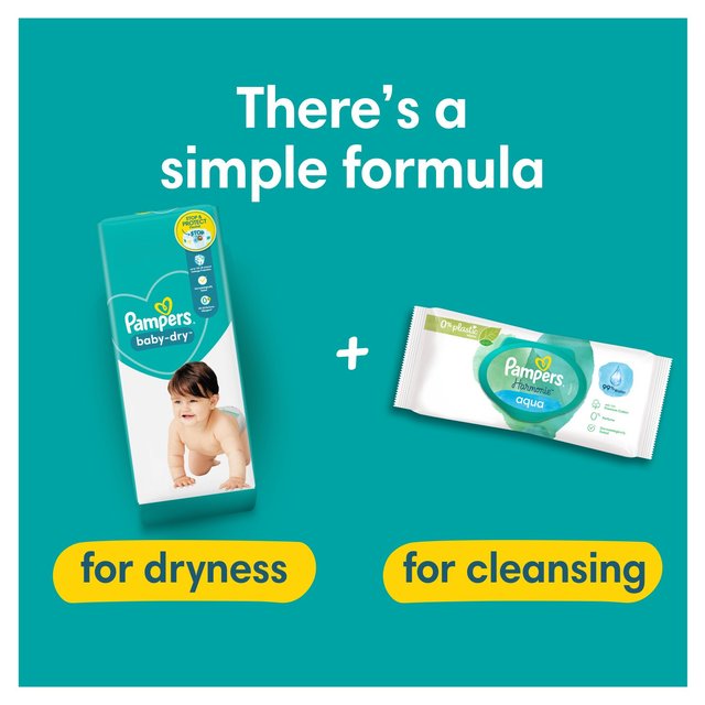 Pampers Baby-Dry Nappies Size 7 (15kg+) Jumbo+ Pack   58 per pack GOODS M&S   