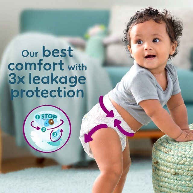 Pampers Premium Protection Nappy Pants Size 4 (9-15kg) Essential Pack   30 per pack GOODS M&S   