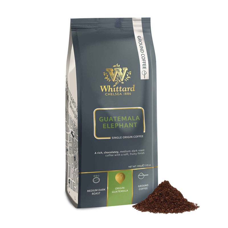 Whittard Guatemala Elephant ground coffee 200g (British brand)