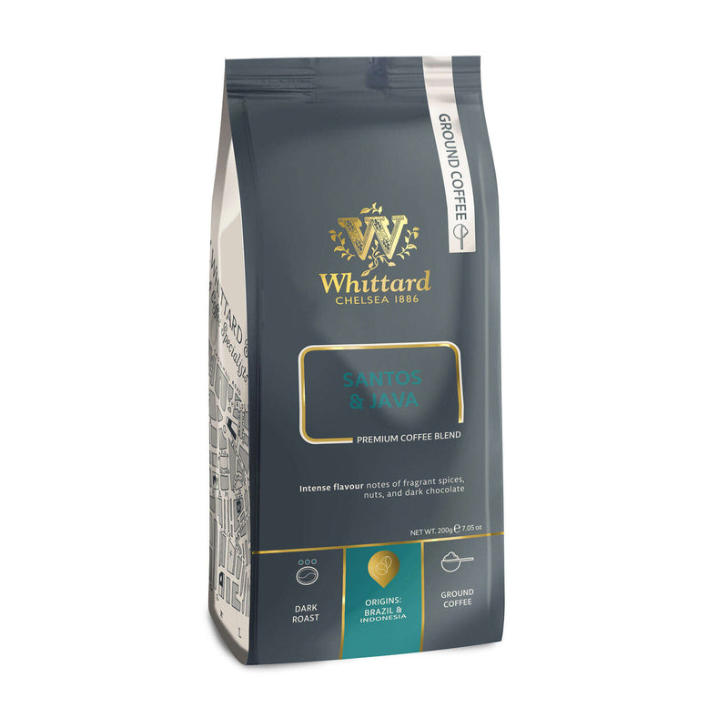 Whittard Santos and Java ground coffee 200g, UK version