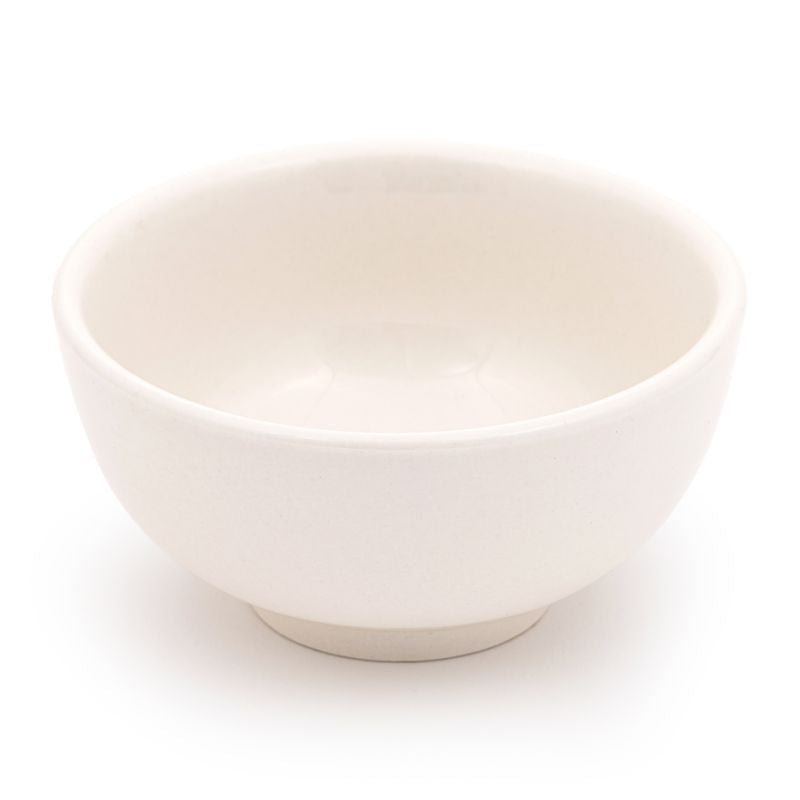 White ceramic rice bowl 4.5 inches - British product