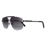 Guess aviator sunglasses silver gradient metal frame (British brand)