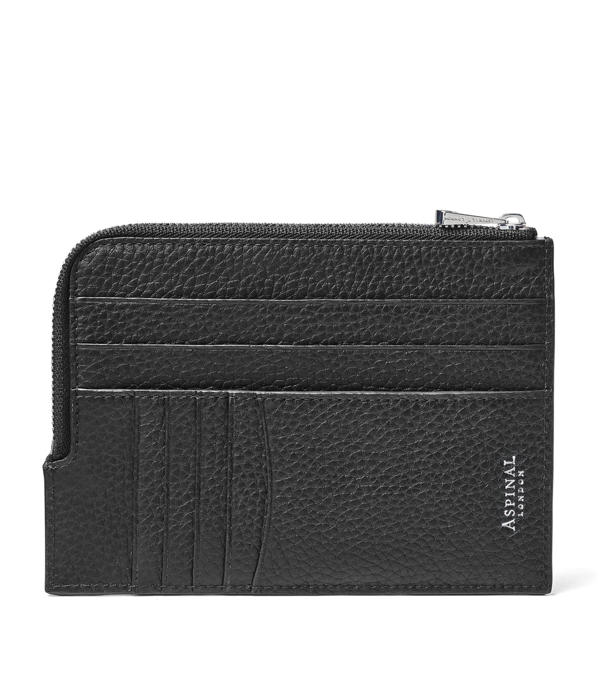 Aspinal of London leather zipped travel wallet - British product