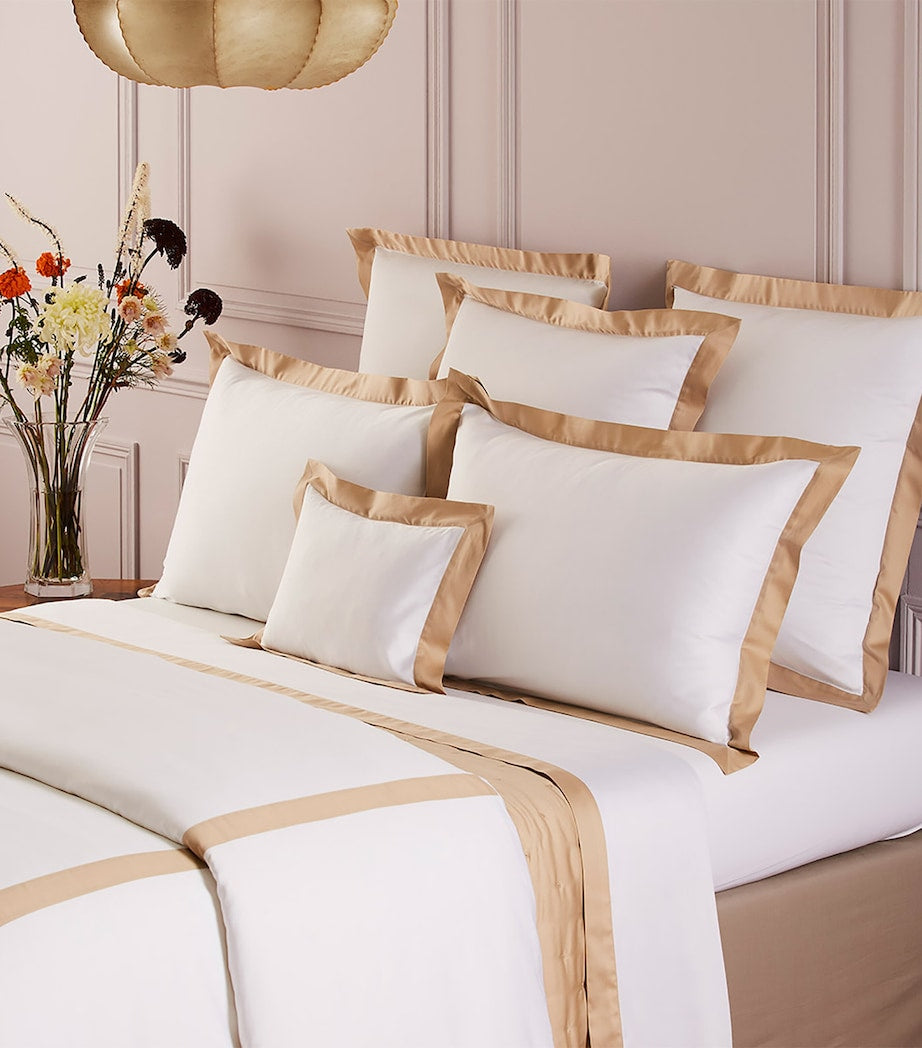 Yves Delorme Linea Dune Super King flat sheet 270cm x 295cm (British brand)
