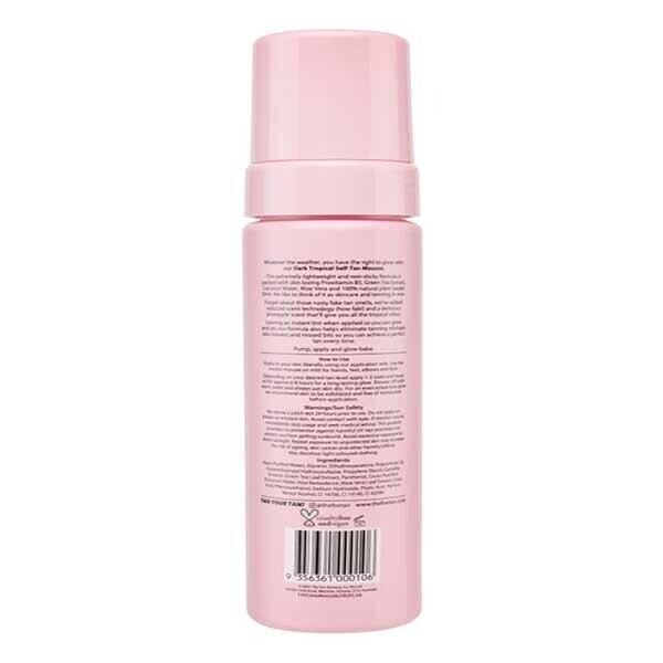 The Fox Tan Dark Tropical Self-Tan Mousse 200ml