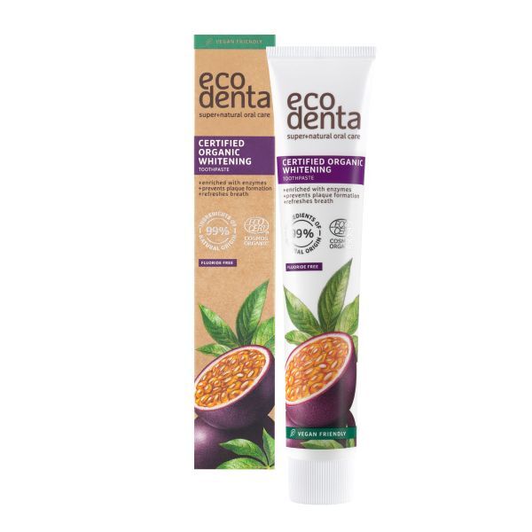 ECODENTA Passion Fruit Toothpaste Organic 75ml - British product