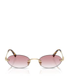 Miu Miu metal oval sunglasses, imported from the UK