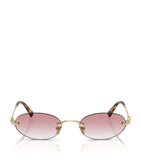 Miu Miu metal oval sunglasses, imported from the UK