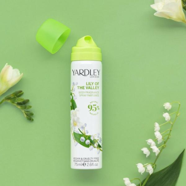 Yardley Lily of the Valley body spray 75ml - British product