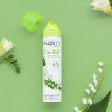 Yardley Lily of the Valley body spray 75ml - British product