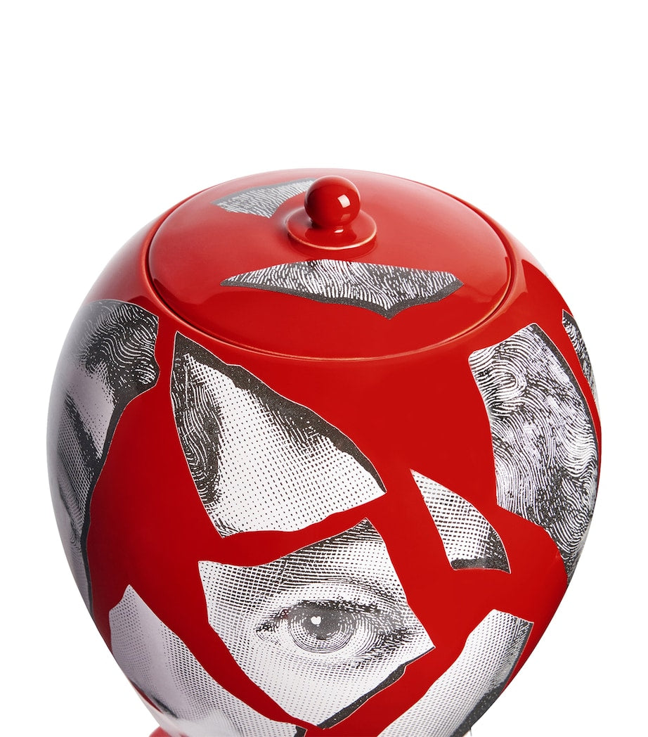 Fornasetti Cocci porcelain vase 30cm - British product