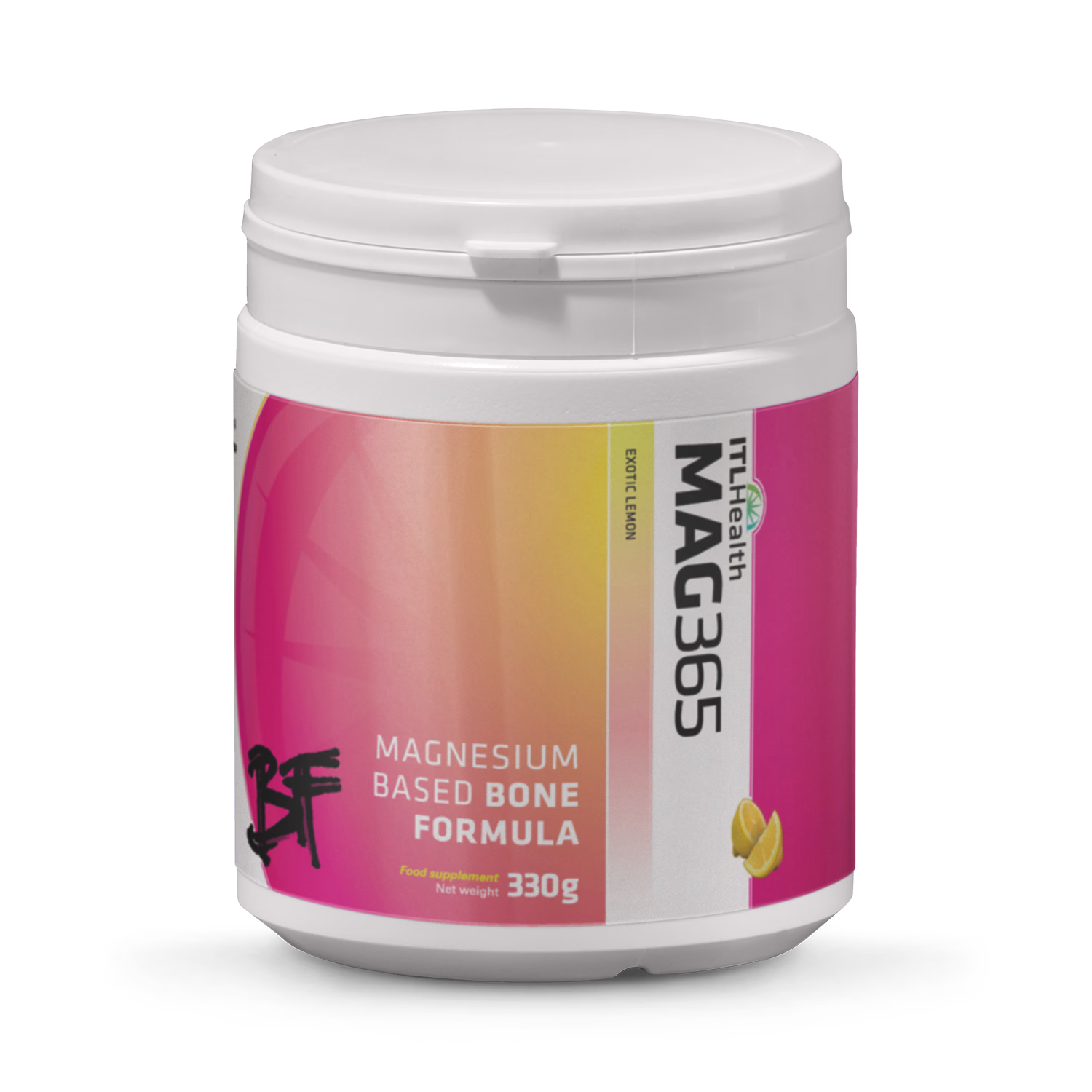 Mag365 magnesium citrate powder exotic lemon 180g - British product