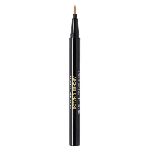 Arches & Halos brow tip pen warm brown (British brand)