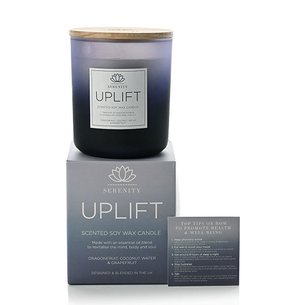 Serenity Uplift Candle Dragonfruit,Coconut,Grapefruit 270gm GOODS Superdrug   