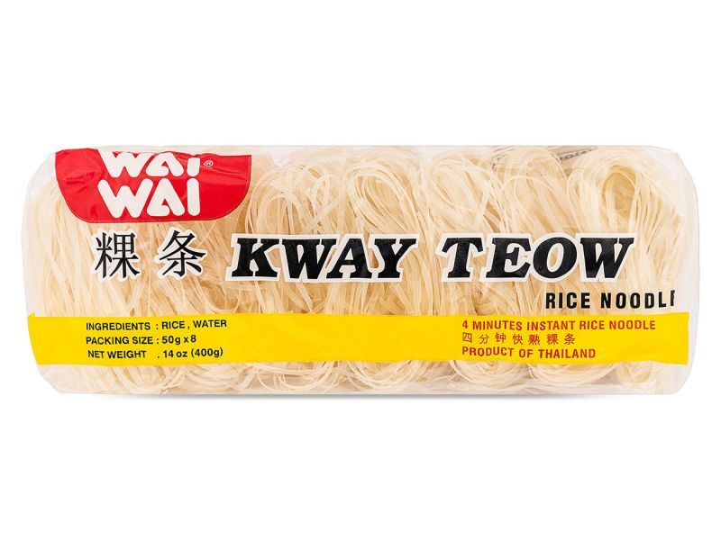 Wai Wai instant kway teow rice noodles 4 minutes (British brand)