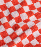 BAINA Check Quill facecloths 30cm x 30cm - British product