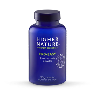 Holland & Barrett Higher Nature Pro-Easy Live Bacteria Powder 4 Proven Strains 90g- Buy online at McGrocer