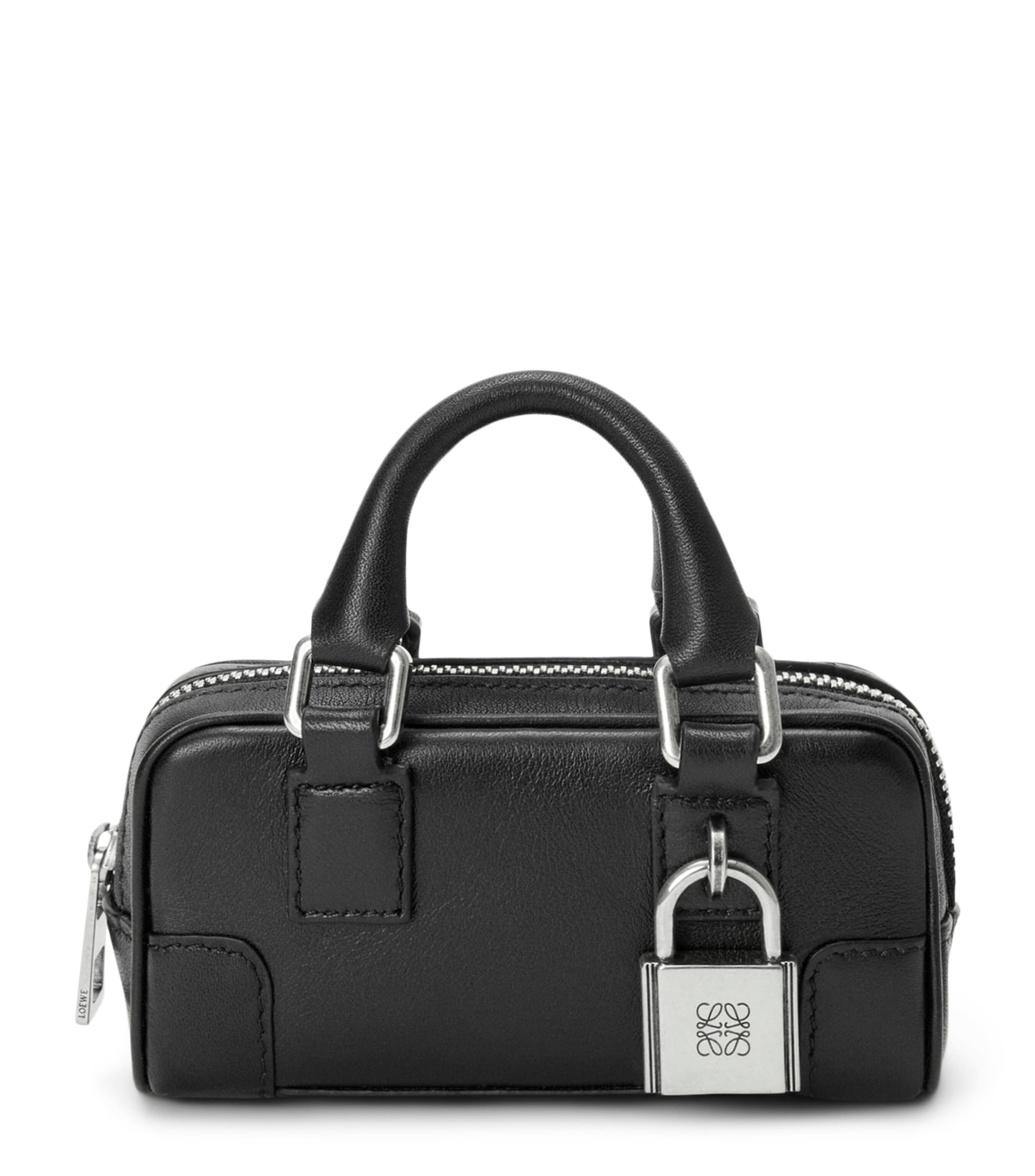 Mini Leather Amazona Nano Top-Handle Bag
