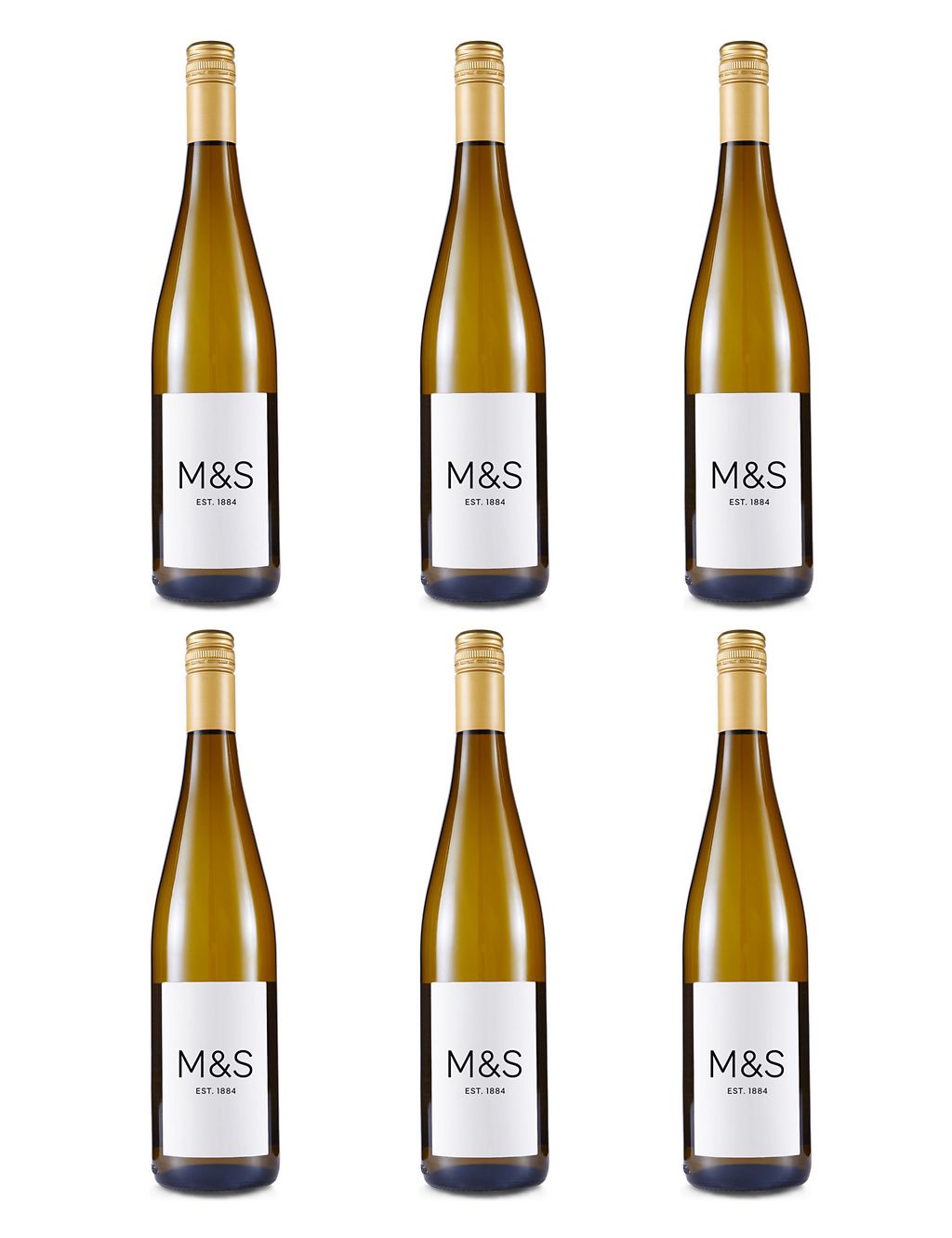 Mystery Mixed Premium Whites - Case of 6 Liqueurs and Spirits M&S   