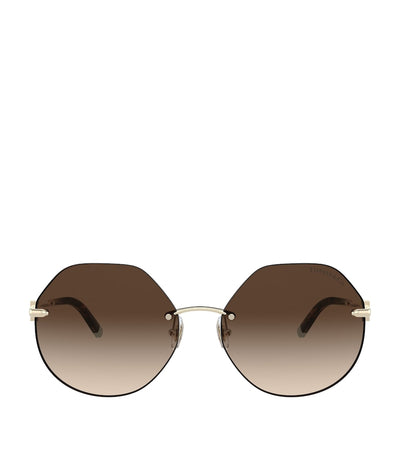 Harrods Tiffany & Co. Hexagonal Sunglasses- Buy online at McGrocer