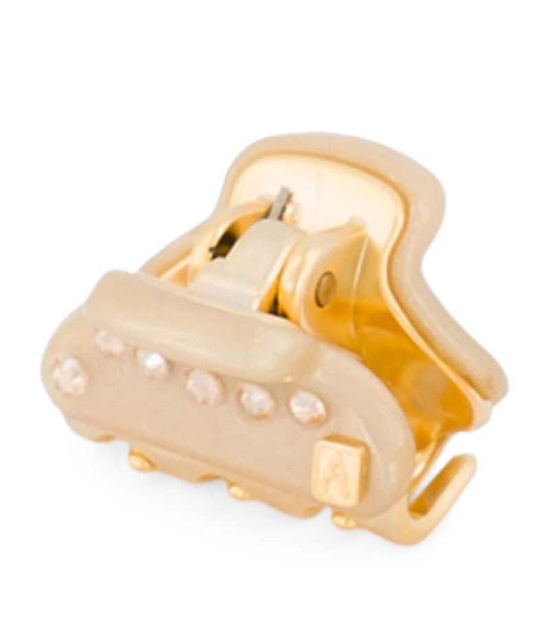 Alexandre de Paris gold-plated mini claw hair clip 1.8cm, UK version