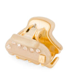 Alexandre de Paris gold-plated mini claw hair clip 1.8cm, UK version