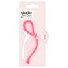 Studio London pink bow claw hair clip (British brand)