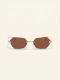 Cartier metal sunglasses CT0636S irregular frame, UK version