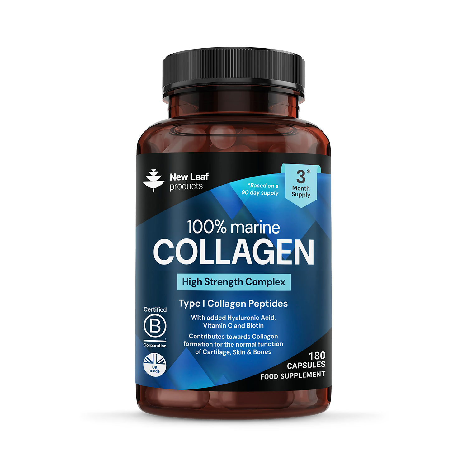 Marine Collagen Capsules 180 capsules - British product
