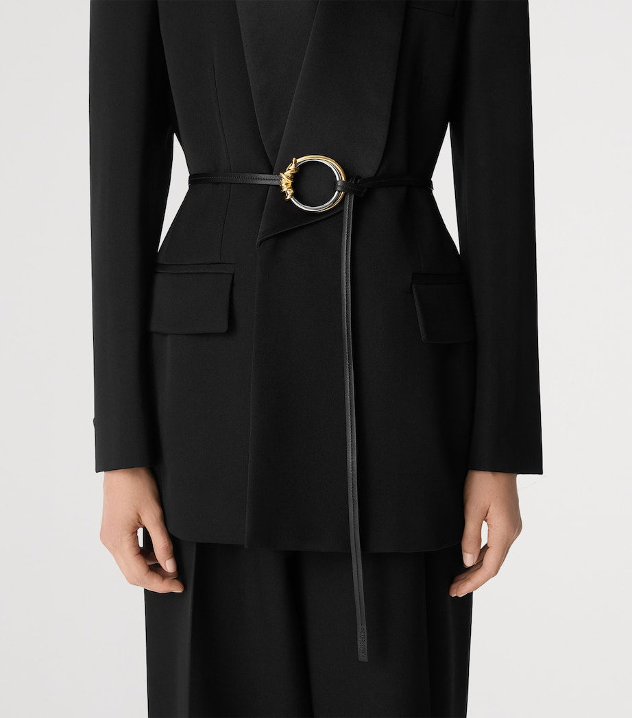 Bottega Veneta Leather Knot Ring belt - British product