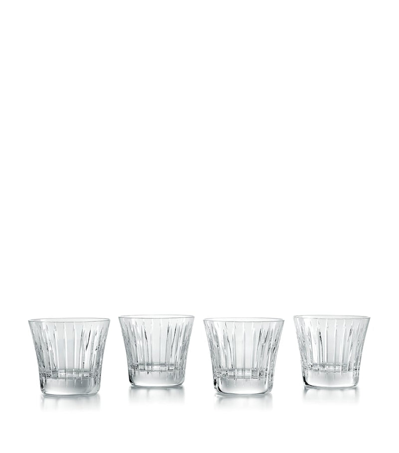 Baccarat anniversary tumblers set of 4 (British brand)