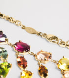 Jacquie Aiche Shaker necklace yellow gold mixed gemstone - British product