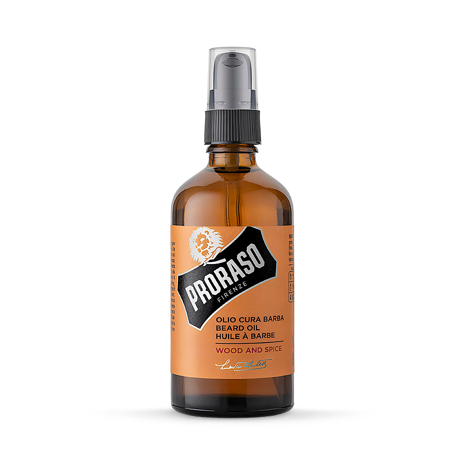 Proraso Professional Beard Oil Wood & Spice 100ml (British brand)