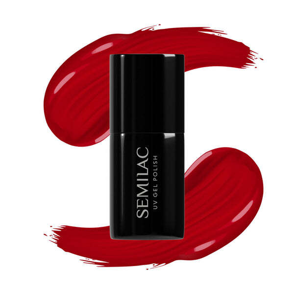 Semilac 345 Gorgeous Red UV gel polish 7ml - British product