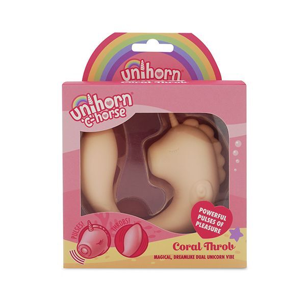 Unihorn C Horse Coral Throb clitoral vibrator, UK version