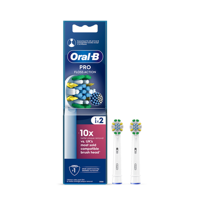 Holland & Barrett Oral-B Pro Floss Action Toothbrush Heads, 2 Count- Buy online at McGrocer