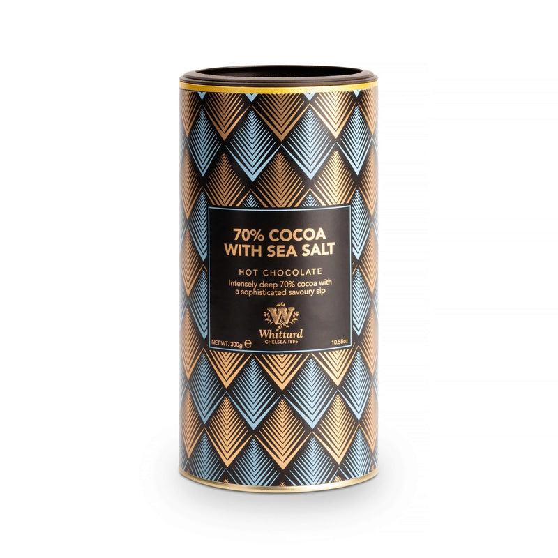 Whittard 70% cocoa sea salt hot chocolate 300g - British product