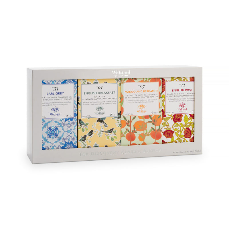 Whittard Tea Discovery Classic Blends Giftset 200g, British brand