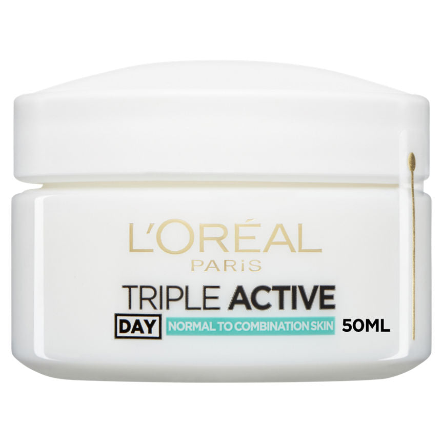 L'Oreal Paris Triple Active Day Moisturiser Normal to Combination Skin GOODS ASDA   