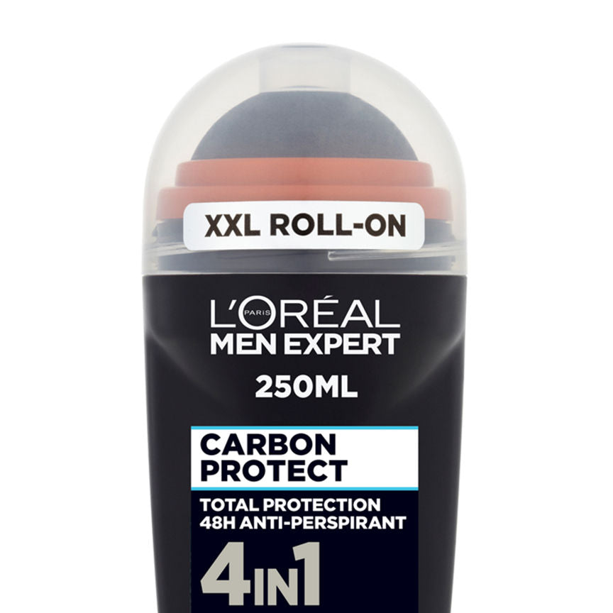 L'Oreal Men Expert Carbon Protect 4in1 48h Anti-Perspirant Deodorant Roll-On GOODS ASDA   