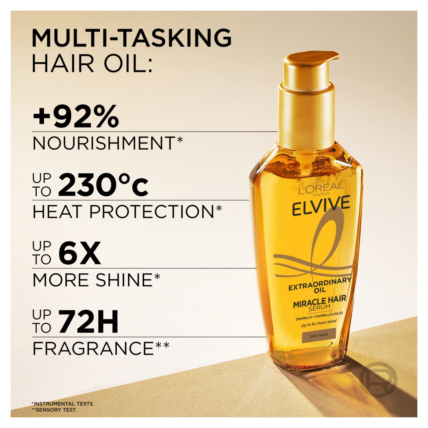 L'Oreal Elvive Extraordinary Oil hair serum 100ml, UK version