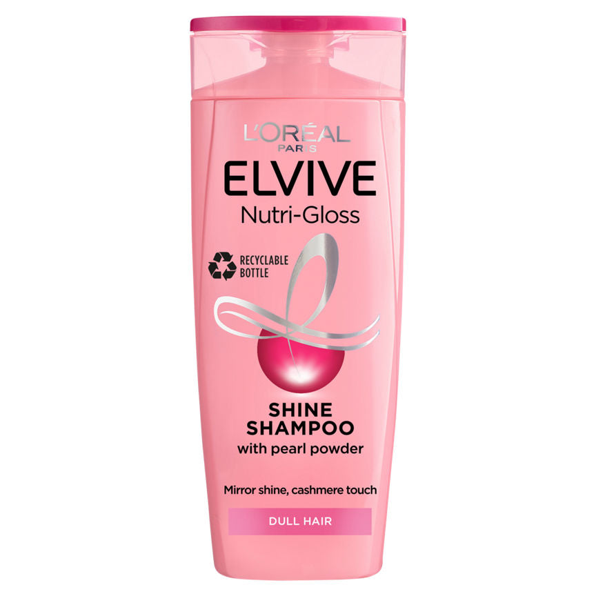 L'Oreal Elvive Nutri-Gloss Shine Dull Hair Shampoo GOODS ASDA   