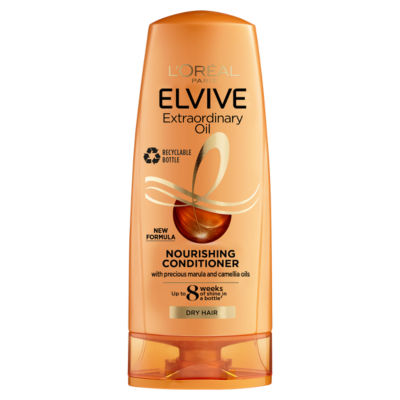 ASDA L'Oreal Elvive Extraordinary Oil Nourishing Conditioner for Dry Hair 250ml- Buy online at McGrocer