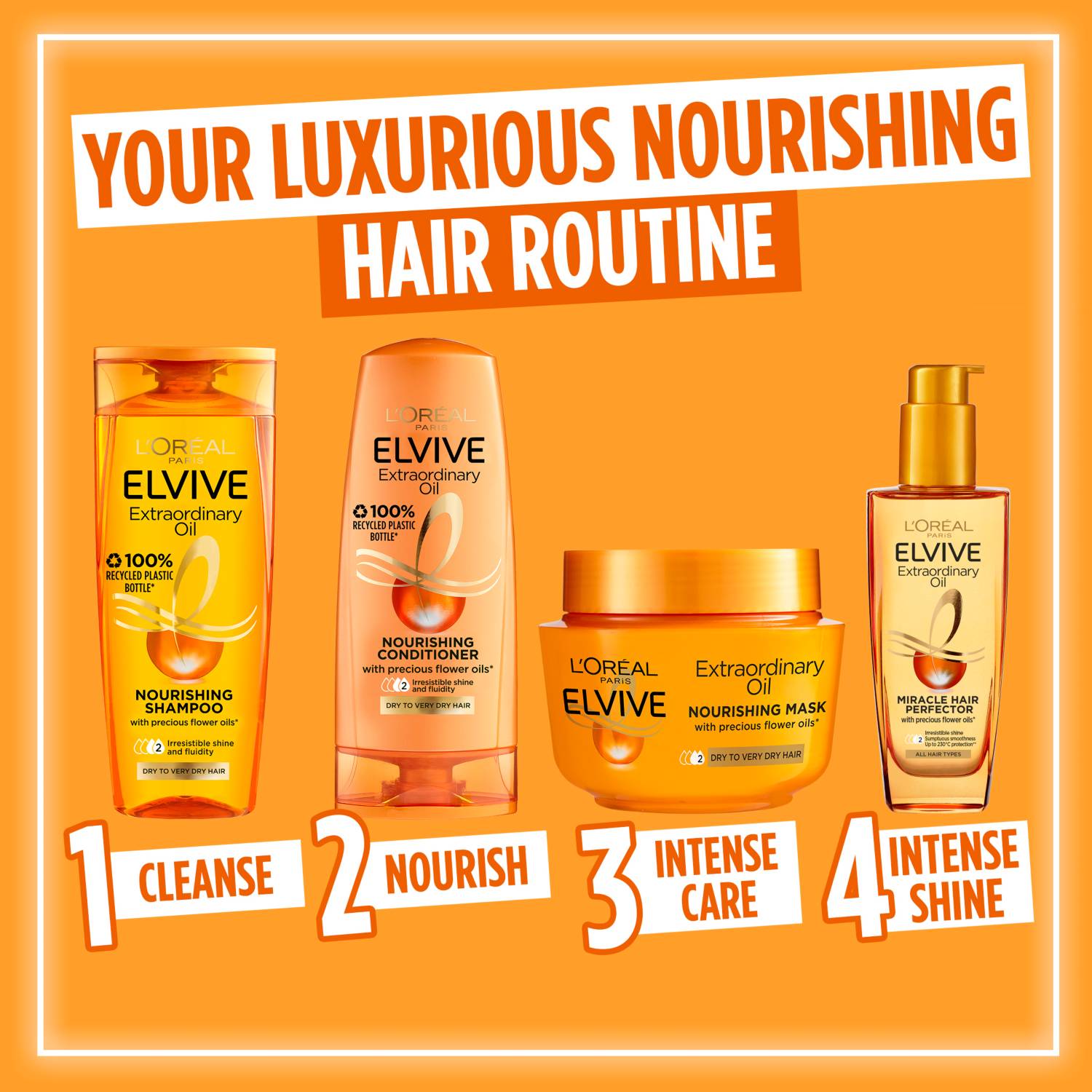L'Oreal Elvive Extraordinary Oil Nourishing Conditioner 400ml (British brand)