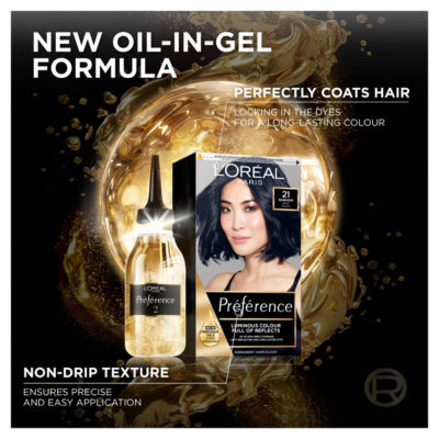 L'Oreal Preference 21 Bangkok permanent hair colour (British brand)