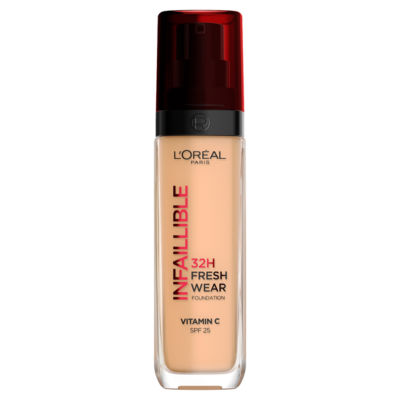 ASDA L'Oreal Paris Infallible 32H Fresh Wear Face Foundation Natural Linen 30ml- Buy online at McGrocer