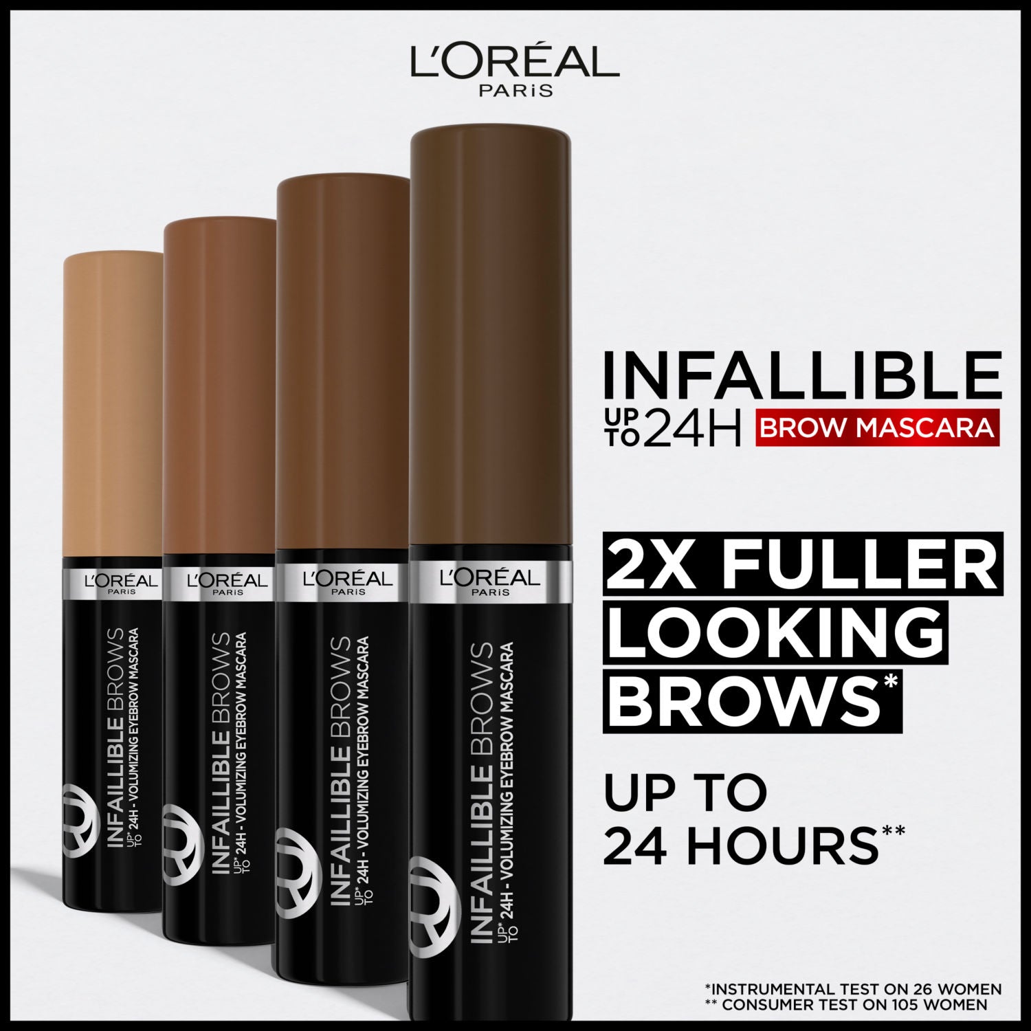 L'Oreal Paris Brow Mascara Brunette 5ml, UK version