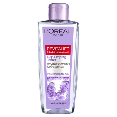 ASDA L'Oreal Paris Revitalift Filler [+ Hyaluronic Acid] Face Toner 200 ml- Buy online at McGrocer