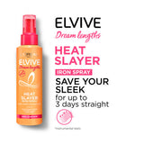 L'Oreal Elvive Dream Lengths Heat Slayer Iron Spray for Long, Sleek Hair