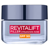 L'Oreal Paris Revitalift Filler Anti Ageing Anti-Wrinkle SPF 50 Deep Replumping Cream GOODS ASDA   